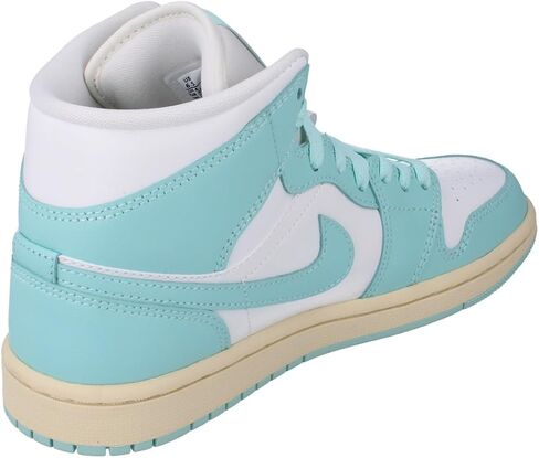 Jordan Women's 1 Mid Sail/Diffused Blue-Blue Grey (BQ6472 140) - 8 in Saudi Arabia
