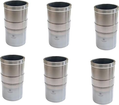 6pcs أسطوانة بطانة 3948095 3800328 استبدال Cummins 6CT ISC QSC8.3 أجزاء محرك الديزل in Kuwait