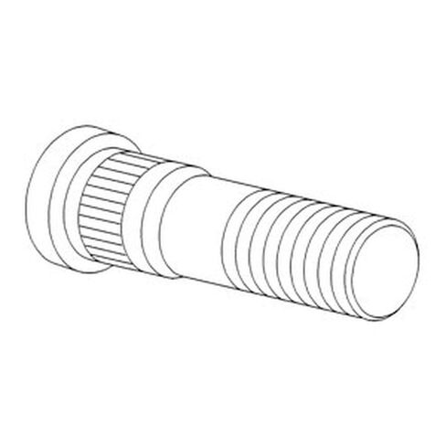 RapArts 825507M1 Wheel Stud 9/16 '' X 1 15/16 '' (unf) Grip Inches: 5/8 '' يناسب Landini in Saudi Arabia