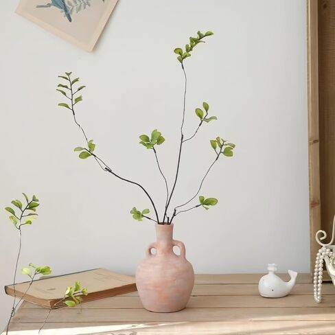4pcs فروع ficus الاصطناعية فو ، ينبع الأوكالبتوس ، 47.2 بوصة من الخضرة المزيفة ينبع النباتات الاصطناعية لزخارف حشو المزهرية ، وفروع أوراق وهمية ديكور القطع المركزية (4pcs) in Kuwait