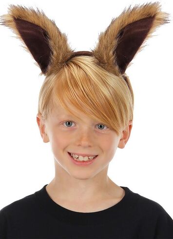 elope Deluxe Squirrel Ears Headband Costume Accessory for Adults and Kids Standard - Brown in Saudi Arabia