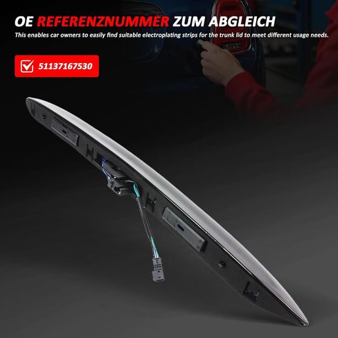 غطاء صندوق خلفي مزخرف بأزرار 2003-2008 يناسب Mini R50 R53 R52 1.6L 1.6T Cooper JCW GP استبدال #51137167530 in Kuwait