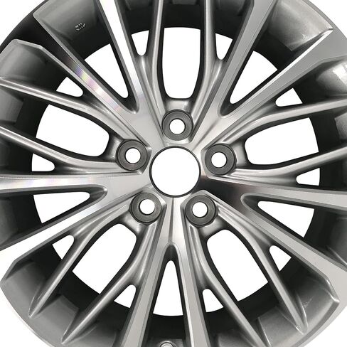 New 18x8 18" Single Wheel for 2018–2021 Toyota Camry | OEM Design Replacement Rim | Machined Silver | Front or Rear Factory-Style Car Wheel | Direct Fit - OE Stock Specs | 75221 75221A in Saudi Arabia