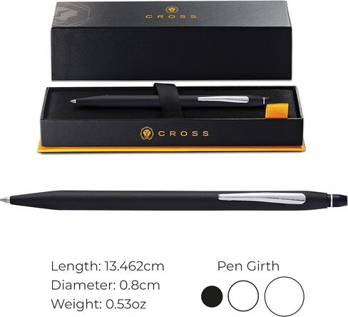 Cross Click Click DrillBoint Pens ، Ballpen المتوسطة ، يتضمن صناديق الهدايا الممتازة -الكروم المصقول in Kuwait