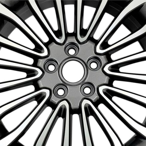 New 18x8 Inch Machined Charcoal Wheel for 2017-2018 Ford Fusion | OEM Design Replacement Rim | Front or Rear Single Super Duty Rim | Direct Fit - OE Stock Specs | 10121 in Saudi Arabia