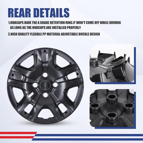 NIXON OFFROAD 16 inch hubcaps Set of 4 for Nissan Sentra 2007 2008 2009 2010 2011 2012, Bolt-On Sliver Steel Wheels PP Material(Sliver Lacquer) in Saudi Arabia