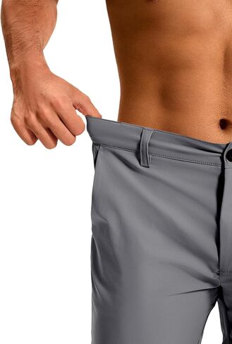 شورت الجولف للرجال 7 بوصة ، امتداد جاف سريع ، واجهة مسطحة مع 5 جيوب ، سراويل عمل غير رسمية خفيفة الوزن in Kuwait