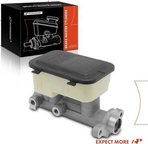 A-Premium Brake Master Cylinder مع خزان وقبعة متوافقة مع Chevrolet و GMC المركبات- Express 2500 ، Express 3500 ، Savana 2500 ، Savana 3500 ، 1996-2002- استبدل# 18029954 ، 18060792 in Saudi Arabia
