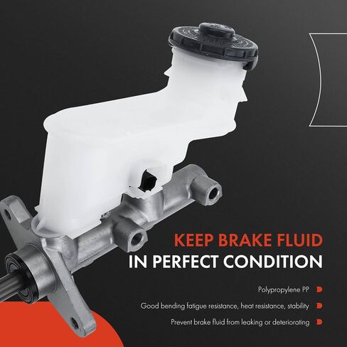 A-Premium Brake Master Cylinder مع خزان وقبعة متوافقة مع مركبات Acura و Honda-TSX 2009-2014 ، أكورد 2008-2012 ، التجويف: 13/16 بوصة in Saudi Arabia