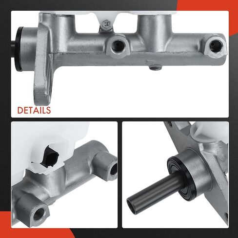 A-Premium Brake Master Cylinder مع خزان وقبعة متوافقة مع مركبات Acura و Honda-TSX 2009-2014 ، أكورد 2008-2012 ، التجويف: 13/16 بوصة in Saudi Arabia