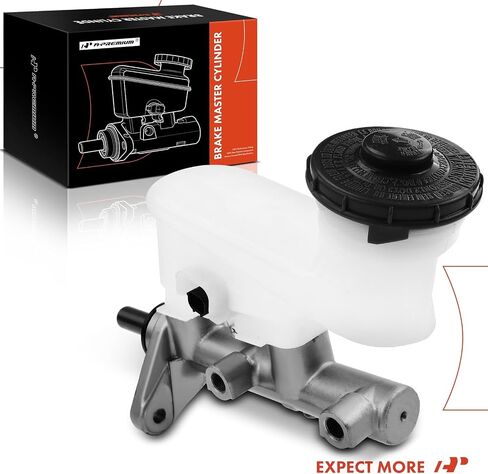 A-Premium Brake Master Cylinder مع خزان وقبعة متوافقة مع مركبات Acura و Honda-TSX 2009-2014 ، أكورد 2008-2012 ، التجويف: 13/16 بوصة in Saudi Arabia
