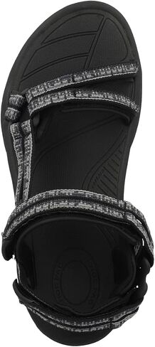 Teva Womens terra fi lite صندل المشي قابل للتعديل - أسود/رمادي - 6 لنا in Kuwait