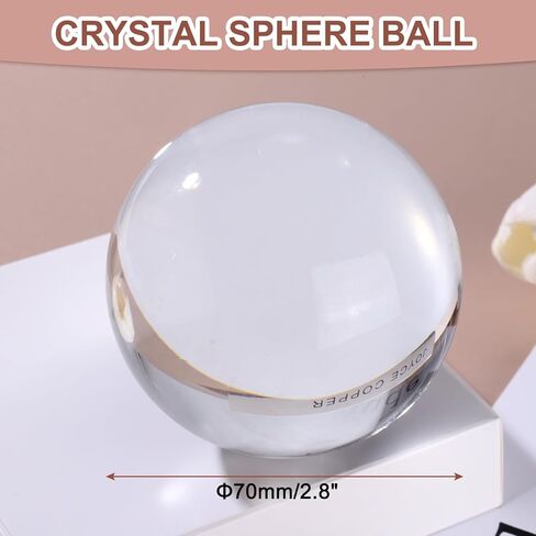 UXCELL 50MM/2 "كرة كريستال الكرة زجاجية صلبة مزخرفة الكرة الكريستالية زخرفة لفنغ شوي ثروة سرد نافورة الطاولة ، بحيرة الأزرق in Kuwait