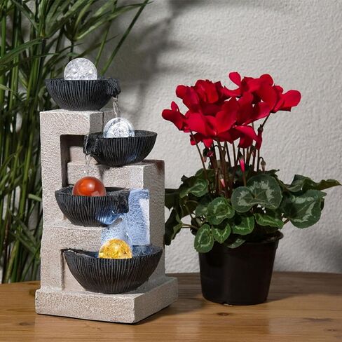 UXCELL 50MM/2 "كرة كريستال الكرة زجاجية صلبة مزخرفة الكرة الكريستالية زخرفة لفنغ شوي ثروة سرد نافورة الطاولة ، بحيرة الأزرق in Kuwait