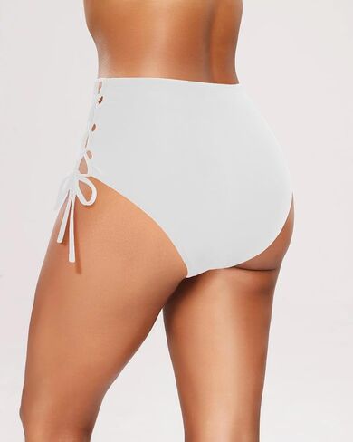 HYTENSUN Women's High Waisted Bikini Bottom Tummy Control Tie Side Swim Bottoms Bathing Suits Swimsuit Bottoms in Saudi Arabia