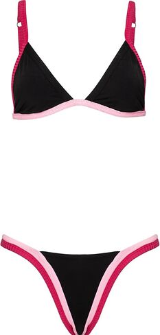 Maaji Women's Trinity Rise Rise v Front Cheeky Cut Bikini Bottom in Saudi Arabia