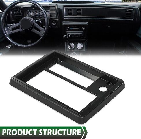 LQI Radio Face Plate Dashboard, Compatible with El Camino Monte Carlo SS 1981-1988, Black in Saudi Arabia