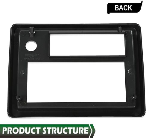 LQI Radio Face Plate Dashboard, Compatible with El Camino Monte Carlo SS 1981-1988, Black in Saudi Arabia