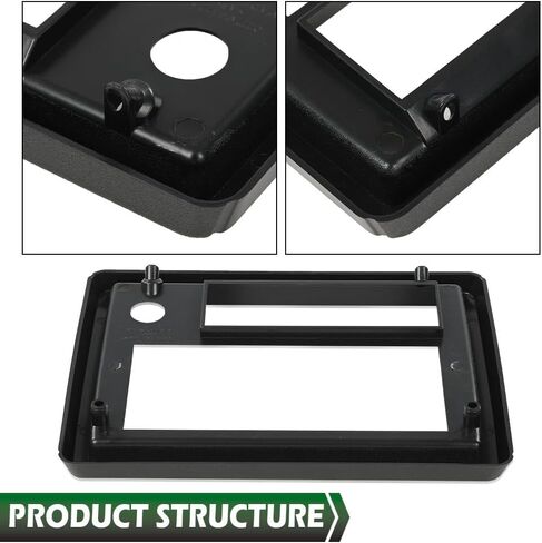 LQI Radio Face Plate Dashboard, Compatible with El Camino Monte Carlo SS 1981-1988, Black in Saudi Arabia