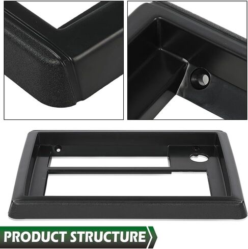 LQI Radio Face Plate Dashboard, Compatible with El Camino Monte Carlo SS 1981-1988, Black in Saudi Arabia
