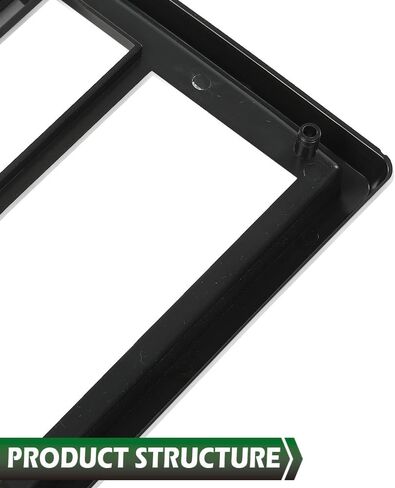 LQI Radio Face Plate Dashboard, Compatible with El Camino Monte Carlo SS 1981-1988, Black in Saudi Arabia