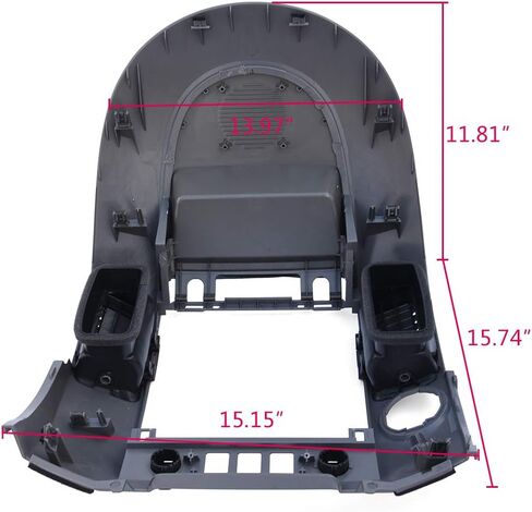 VRracing Instrument Panel Bezel Cover Lid Dash Audio A/C, Compatible with Nissan Titan SE XE/Armada SE 2004-2006, 682578S800, 68257-8S800 in Saudi Arabia