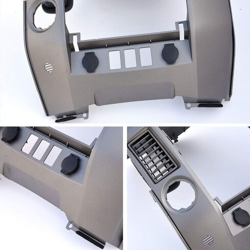 VRracing Instrument Panel Bezel Cover Lid Dash Audio A/C, Compatible with Nissan Titan SE XE/Armada SE 2004-2006, 682578S800, 68257-8S800 in Saudi Arabia
