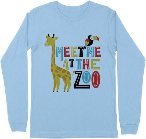 Meet Me at The Zoo Kids Long Sleeve T-Shirt Youth in Saudi Arabia