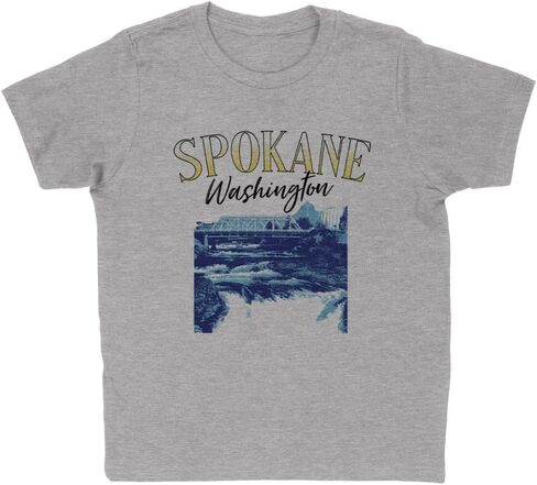 Vacation Spokane Washington Kids T-Shirt Youth in Saudi Arabia