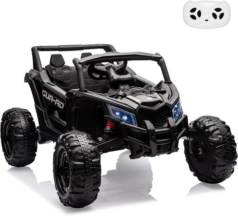 24V Kids Ride-On Utv Car – Battery-Powered Electric Vehicle with Remote Control, Spring Suspension, 200W Motor, Metal Frame, USB, Music, and Led Lights, Perfect Ride-On Toy for Children(Rose) in Saudi Arabia