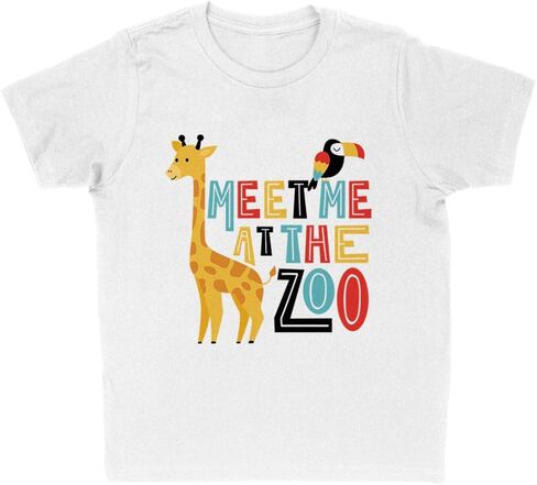 Meet Me at The Zoo Kids T-Shirt Youth in Saudi Arabia