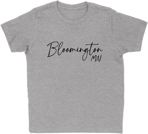 Script Bloomington Minnesota Kids T-Shirt Youth in Saudi Arabia