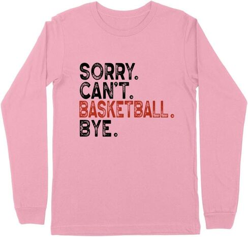 Basketball Sorry Can't Bye Kids Long Sleeve T-Shirt Youth in Saudi Arabia