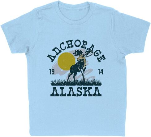 إجازة Anchorage Alaska Kids T-Shirt Youth in Saudi Arabia
