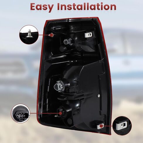 Tail Lights Assembly Compatible with 2016-2023 Tacoma Red, Rear Light Taillights Replacement # 8156004170 TO2800197 8155004170 TO2801197 in Saudi Arabia