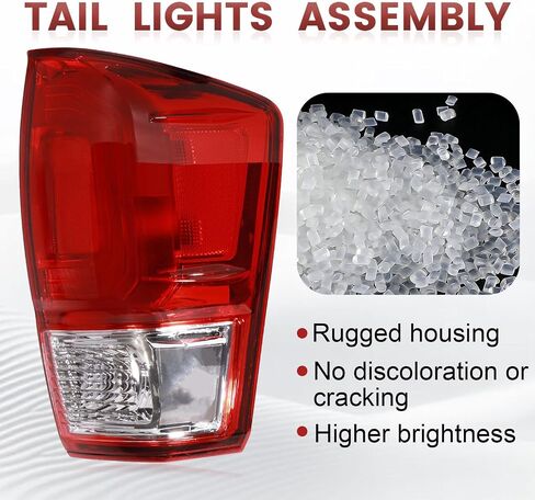 Tail Lights Assembly Compatible with 2016-2023 Tacoma Red, Rear Light Taillights Replacement # 8156004170 TO2800197 8155004170 TO2801197 in Saudi Arabia