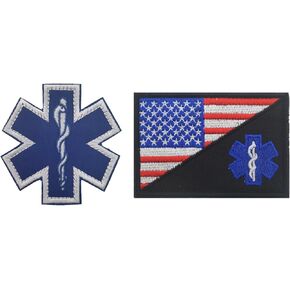 2-Pack Afghanistan Special Forces Commando Flag Embroidered Military Patches Badges with Hook and Loop Fastener Backing for Hats Clothes Backpack in Kuwait