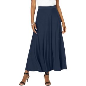 Roaman's Women's Plus Size Ultrasmooth Fabric Maxi Skirt in Kuwait