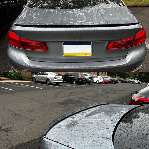 Rear Trunk Spoiler Wing Fit for BMW 5 Series 530i/ 530e/ 540i/ M550i G30 Sedan 2017-2023 Gloss Black Decklid Lip Exterior Accessories in Saudi Arabia