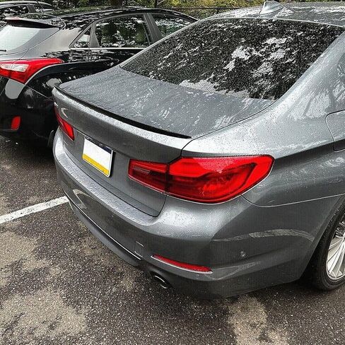 Rear Trunk Spoiler Wing Fit for BMW 5 Series 530i/ 530e/ 540i/ M550i G30 Sedan 2017-2023 Gloss Black Decklid Lip Exterior Accessories in Saudi Arabia