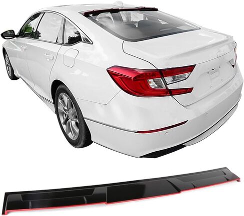 Ikon Motorsports ، سقف المفسد متوافق مع 2018-2022 هوندا أكورد ، Ikon على غرار ألياف الكربون طباعة ABS in Kuwait