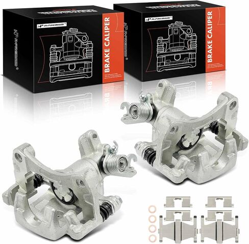 A-Premium Disc Brake Caliper Assembly with Bracket Compatible with Nissan Maxima 1995-2000 & Infiniti I30 1996-2000 - Rear Driver and Passenger Side in Saudi Arabia