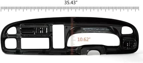 ملاءمة لعام 1998 1999 2000 2001 2002 ل Dodge RAM 1500 2500 3500 Pickup Black Dashboard Bezel W/ Vents 5GK51DX9AA in Saudi Arabia
