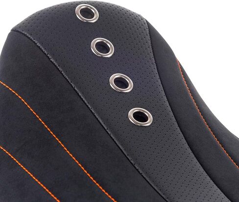 Advanblack Touring Seat "Sik Baggers" Custom Stitching Pillion Rider and Passenger Seat Fit for 2009-2023 Harley Touring Road Glide/Street Glide (Black Stitching) in Saudi Arabia