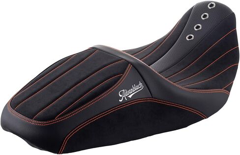 Advanblack Touring Seat "Sik Baggers" Custom Stitching Pillion Rider and Passenger Seat Fit for 2009-2023 Harley Touring Road Glide/Street Glide (Black Stitching) in Saudi Arabia