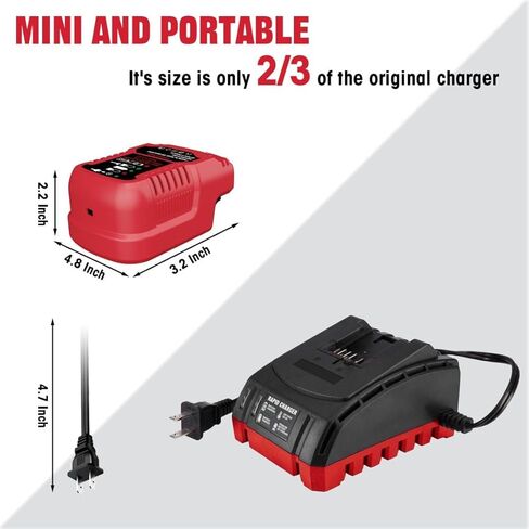 Auto Charger for Milwaukee M18 18V Battery for Vehicle (Mini Size for Milwauee 18V Charger) in Kuwait