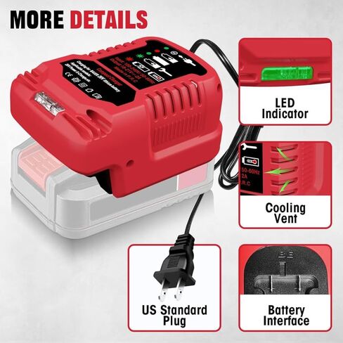 Auto Charger for Milwaukee M18 18V Battery for Vehicle (Mini Size for Milwauee 18V Charger) in Kuwait