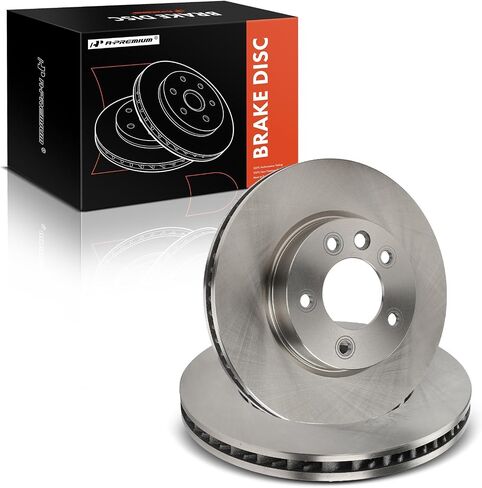 A-Premium 12.98 in (329.70 مم) دوارات فرامل القرص الأمامية المتخلفة متوافقة مع طرز Porsche و Volkswagen المختارة-Cayenne 2004-2006 2008-2010 ، Touareg 2004-2017 ، 2-PC Set in Saudi Arabia