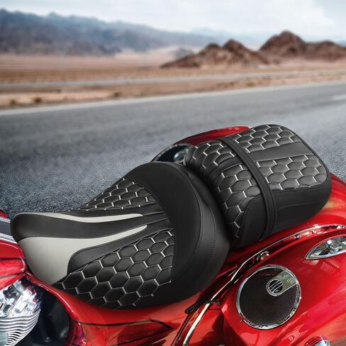 TCMT DRIVER SEAT PACKENGET FIT لـ Indian 2017-2024 CHIEFTAIN LIMITED 2017-2019 Chief Dark Horse 2015-2024 Roadmaster 2014-2024 Chieftain 2014-2018 Chief Classic in Saudi Arabia