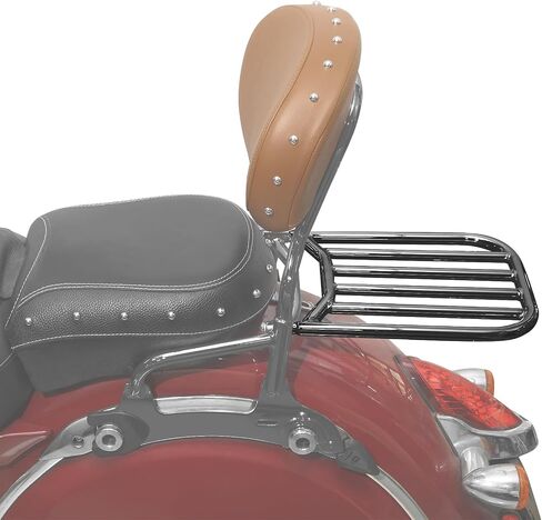 TCMT BACKREST SISSY BAR LAGGAGE RACK FITS لـ Indian 2017-2024 CHIEFTAIN LIMITED 2017-2019 Chief Dark Horse 2016-2024 Chieftain Dark Hors in Saudi Arabia